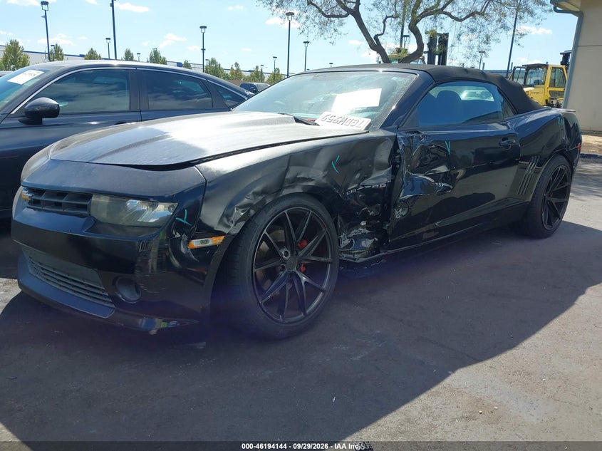 2015 Chevrolet Camaro 1Lt, Левый бок, IAAI, VIN 2G1FD3D34F9105023 — фото 2