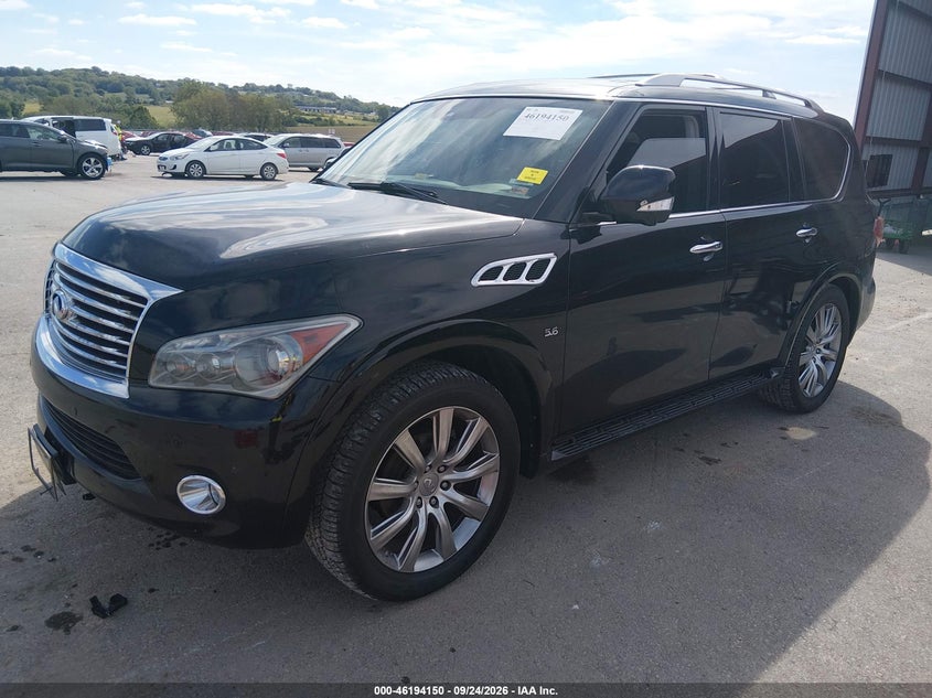 Vin: jn8az2nc5e9351678, lot: 46694034, infiniti qx80 20142