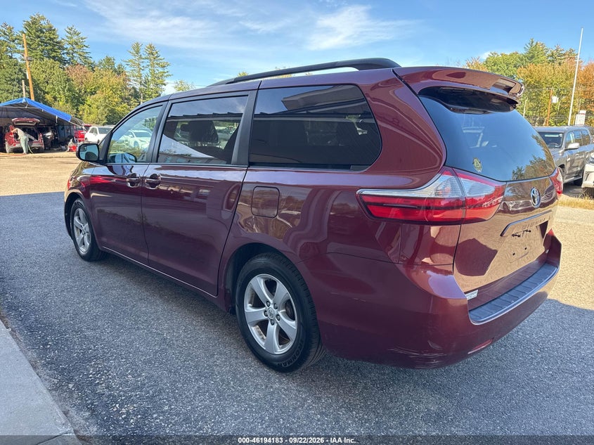 Vin: 5tdkk3dc6gs703389, lot: 46694067, toyota sienna le 20163