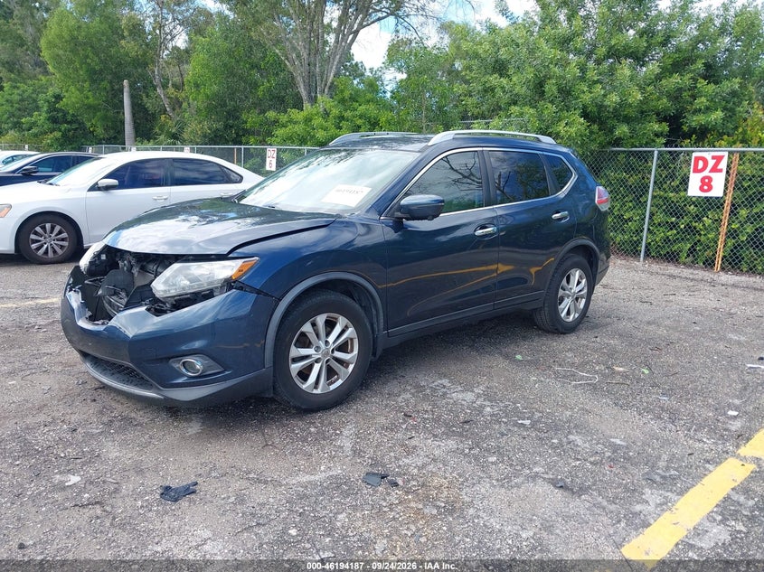 Vin: jn8at2mt7gw012802, lot: 46694071, nissan rogue sv 20162