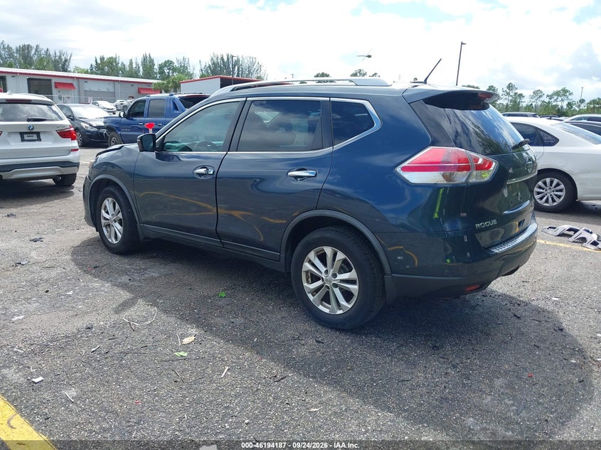 Vin: jn8at2mt7gw012802, lot: 46694071, nissan rogue sv 20163