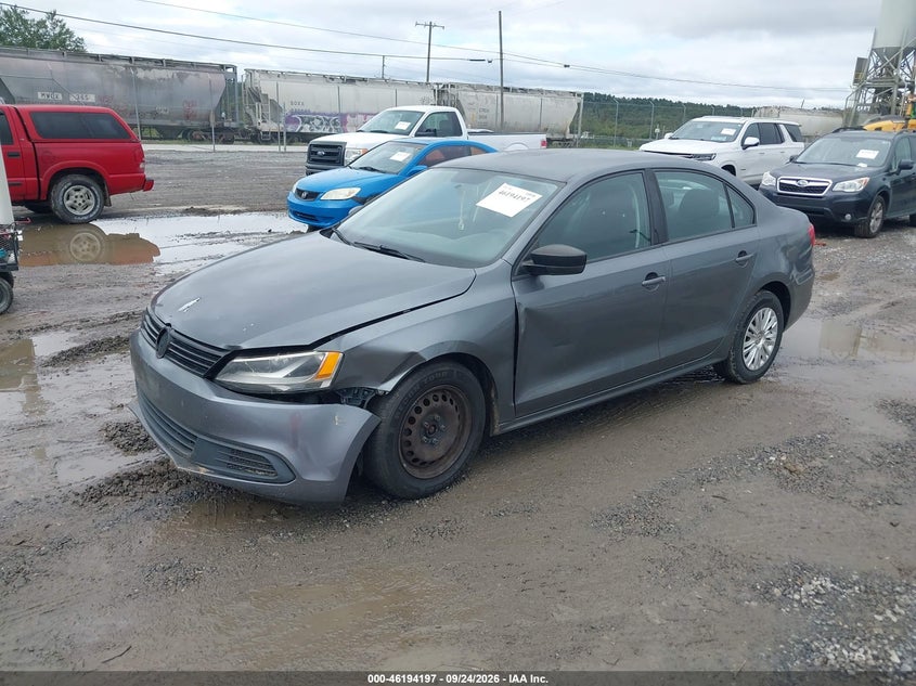 Vin: 3vw2k7aj2bm376926, lot: 46694081, volkswagen jetta 2.0l s 20112