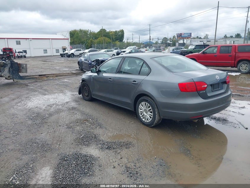 Vin: 3vw2k7aj2bm376926, lot: 46694081, volkswagen jetta 2.0l s 20113