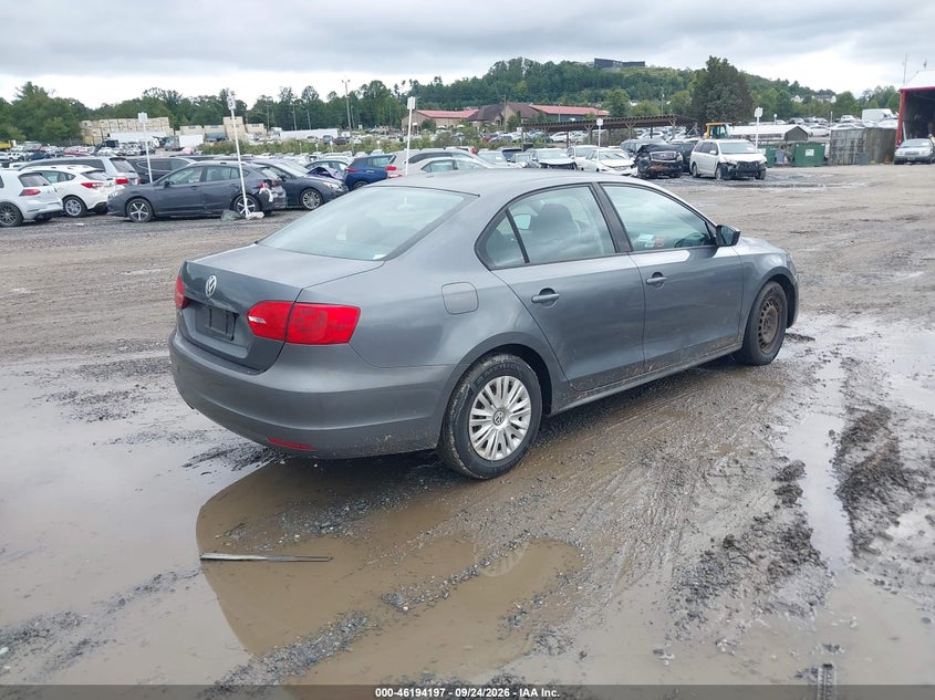 Vin: 3vw2k7aj2bm376926, lot: 46694081, volkswagen jetta 2.0l s 20114