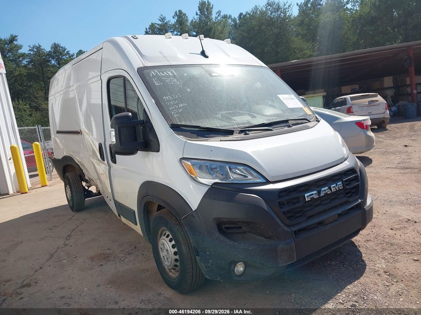 Vin: 3c6mrvhg3se550235, lot: 46694090, ram promaster 3500 tradesman high roof 159 wb w/pass seat 2025 img_1