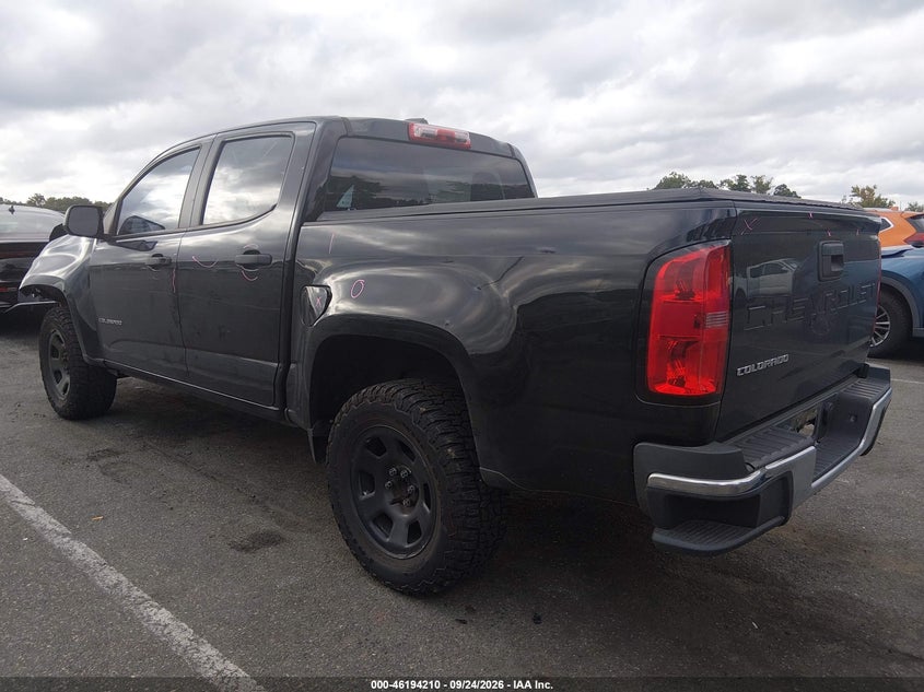 Vin: 1gcgsbeaxm1152406, lot: 46694094, chevrolet colorado 2wd  short box wt 20213