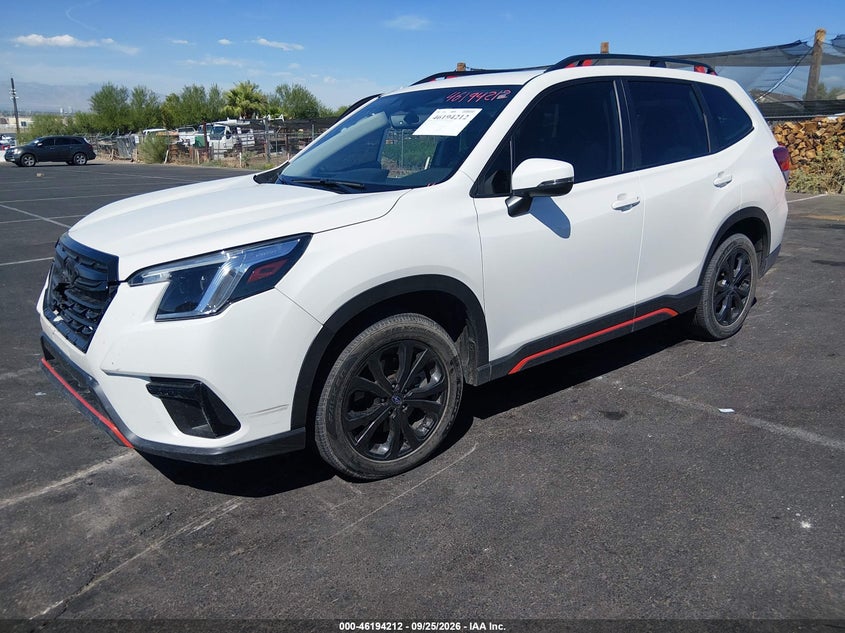 Vin: jf2skagc1rh420620, lot: 46694097, subaru forester sport 20242