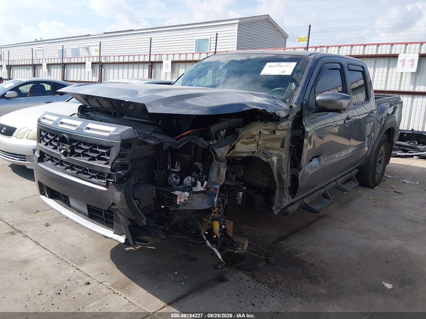 Vin: 1n6ed1ek5tn612029, lot: 46694111, nissan frontier pro-4x 4x4 20262