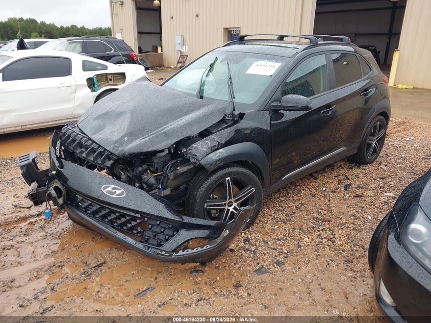 Vin: km8k53a34pu975989, lot: 46694114, hyundai kona limited 20232