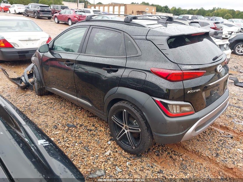 Vin: km8k53a34pu975989, lot: 46694114, hyundai kona limited 20233