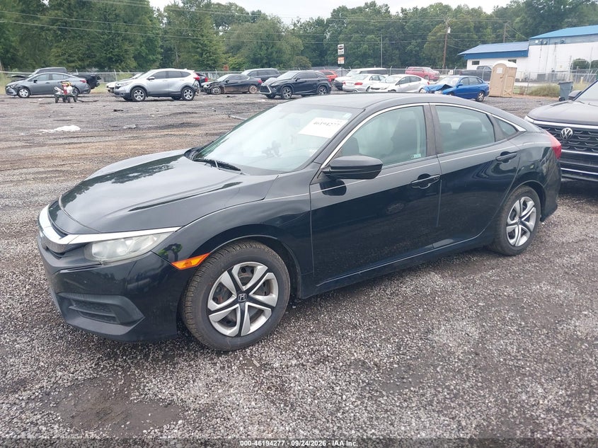 Vin: 19xfc2f5xje039008, lot: 46694161, honda civic lx 20182