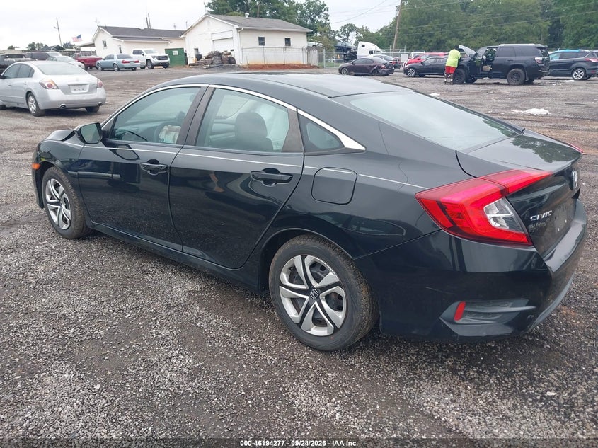 Vin: 19xfc2f5xje039008, lot: 46694161, honda civic lx 20183