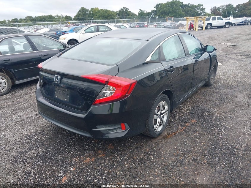 Vin: 19xfc2f5xje039008, lot: 46694161, honda civic lx 20184