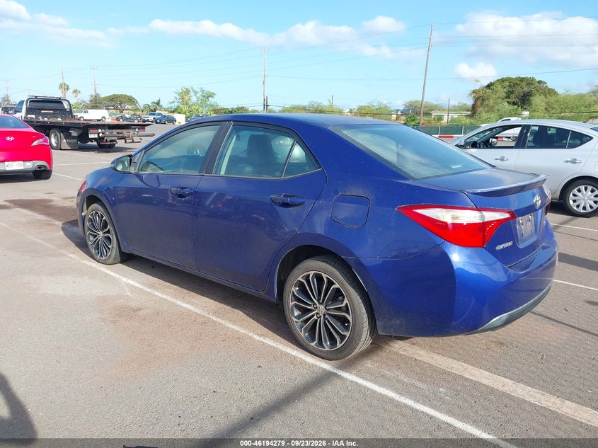 Vin: 5yfburhe8ep067816, lot: 46694162, toyota corolla s/s plus/s premium 20143