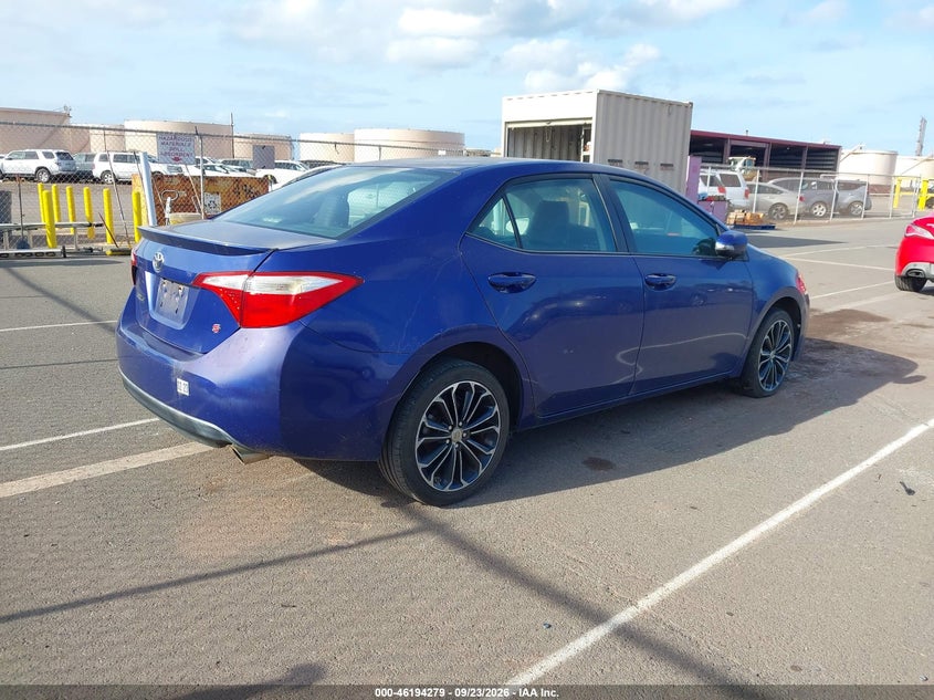 Vin: 5yfburhe8ep067816, lot: 46694162, toyota corolla s/s plus/s premium 20144