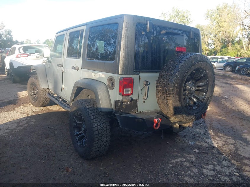 Vin: 1c4bjwdgxfl734412, lot: 46694164, jeep wrangler unlimited sport 20153