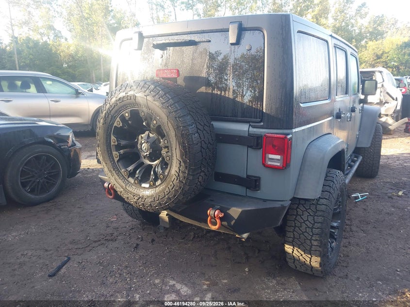 Vin: 1c4bjwdgxfl734412, lot: 46694164, jeep wrangler unlimited sport 20154