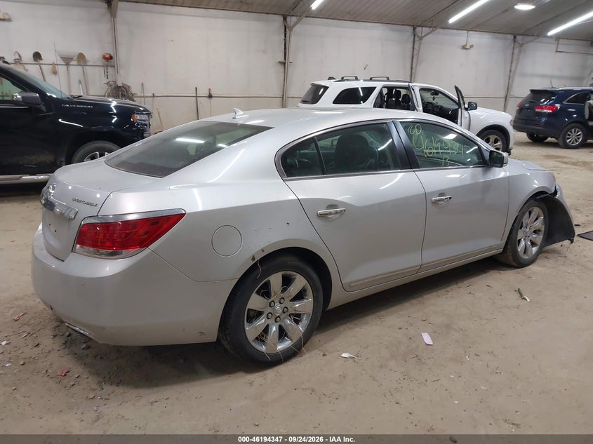Vin: 1g4gc5e34df302430, lot: 46694231, buick lacrosse leather group 20134