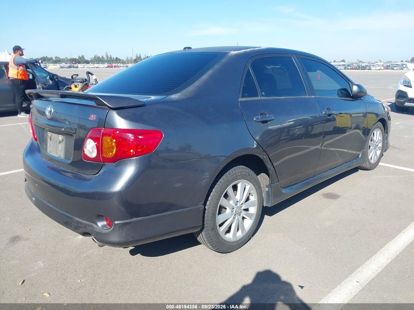 Vin: 1nxbu4ee8az308967, lot: 46694241, toyota corolla s 20104