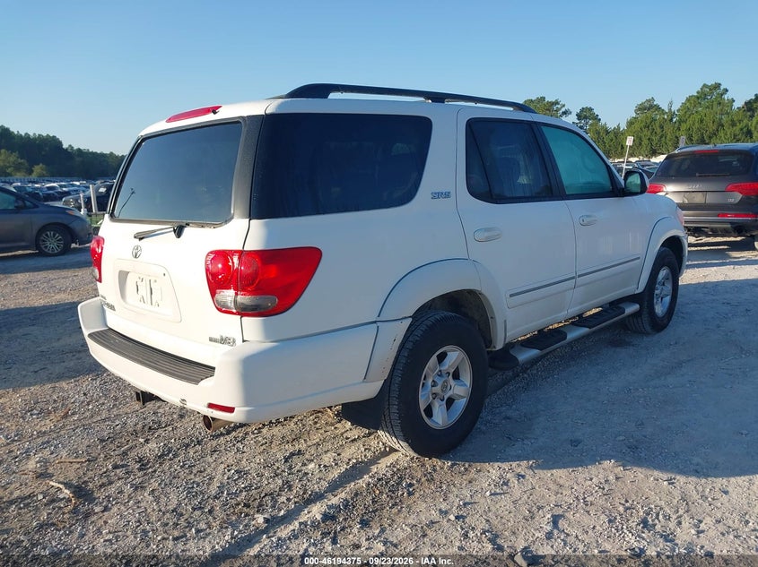 TOYOTA SEQUOIA 2005 VIN 5TDZT34A55S258201