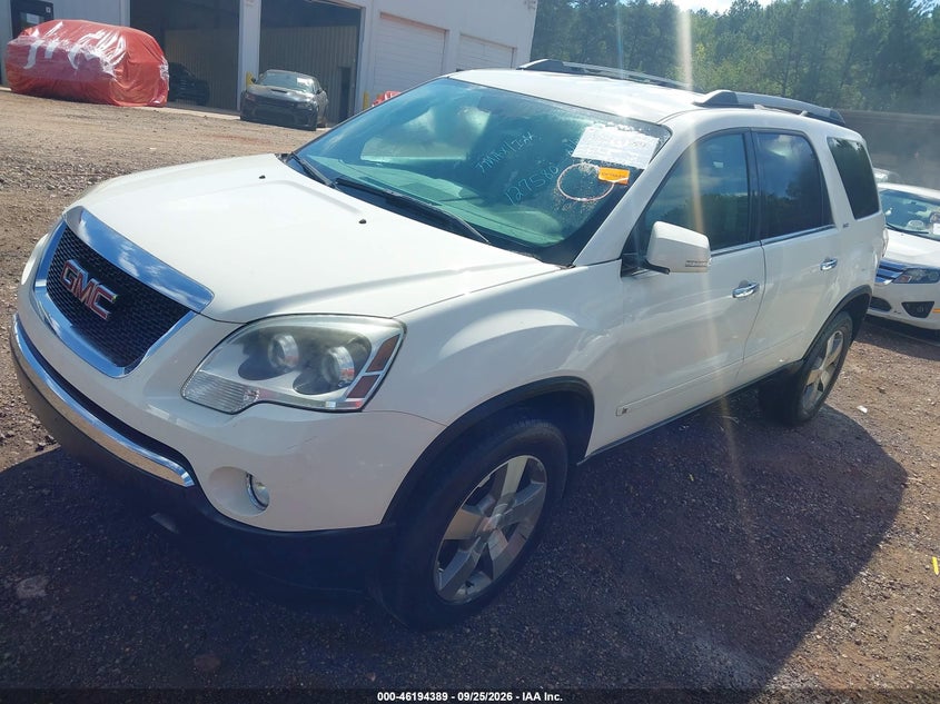 Vin: 1gklrmed0aj127580, lot: 46694273, gmc acadia slt-1 20102