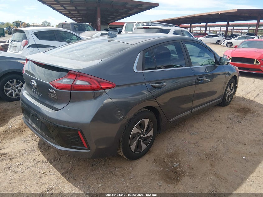 Vin: kmhc75lc7ku131820, lot: 46694294, hyundai ioniq hybrid sel 20194