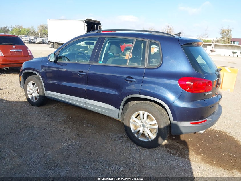 Vin: wvgav7axxfw599498, lot: 46694295, volkswagen tiguan s 20153