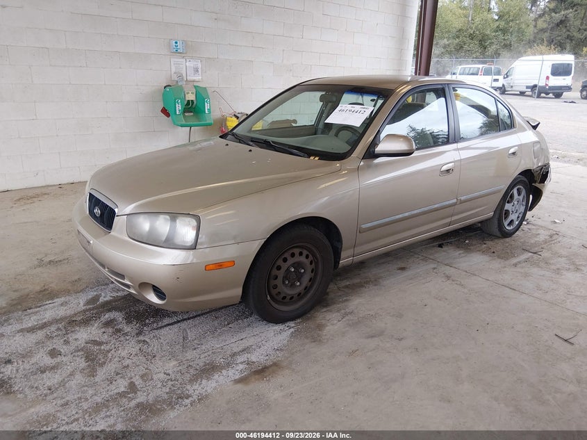 2003 Hyundai Elantra Gls/Gt, Удар сзади, IAAI, VIN KMHDN45D33U594503 — фото 2