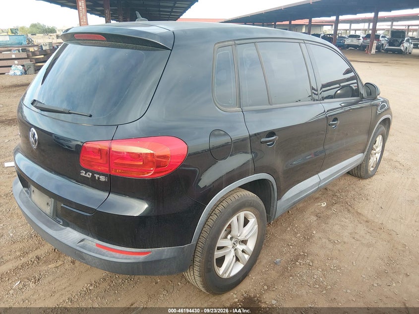 Vin: wvgav3ax4ew510404, lot: 46694314, volkswagen tiguan s 20144