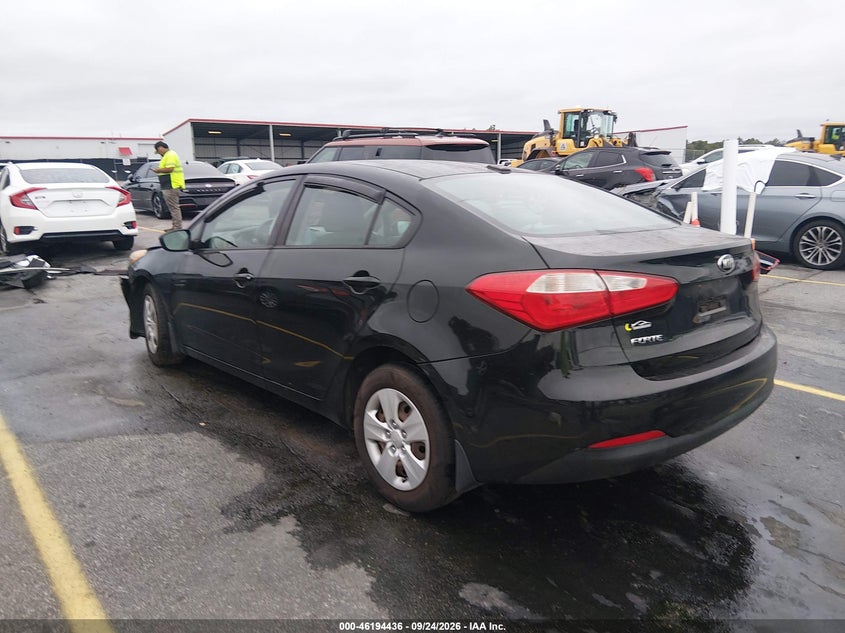 Vin: knafk4a61g5534908, lot: 46694320, kia forte lx 20163