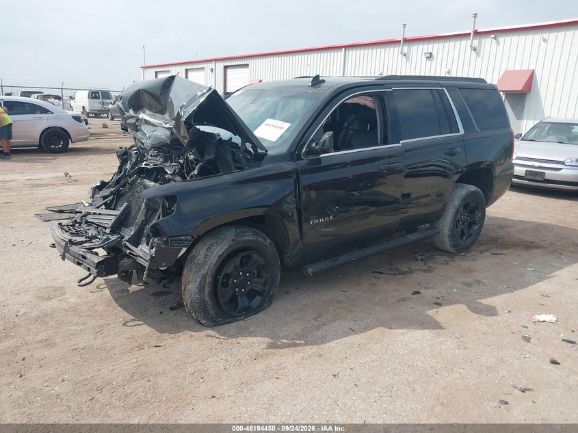 Vin: 1gnskakc0kr103666, lot: 46694334, chevrolet tahoe ls 20192