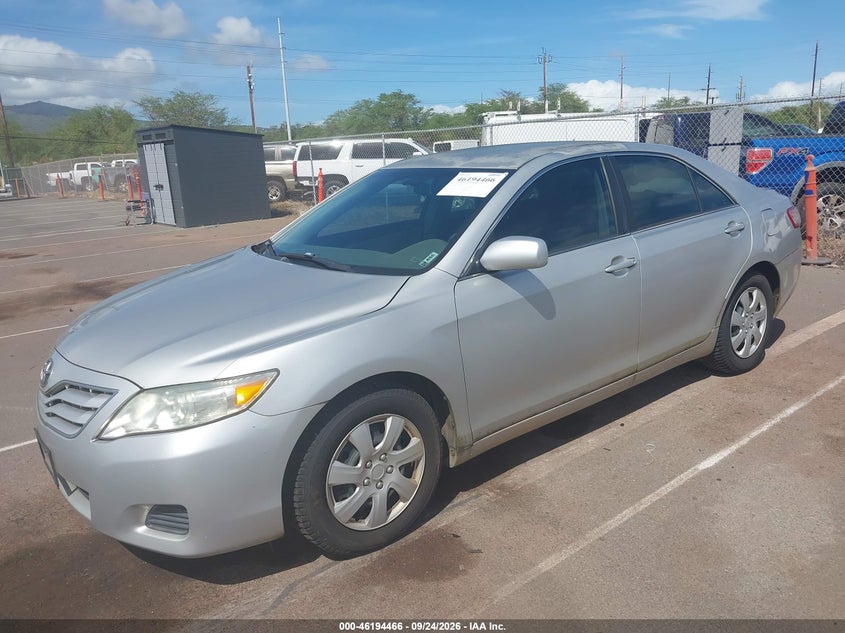 Vin: 4t1bf3ek6au098251, lot: 46694350, toyota camry le 20102