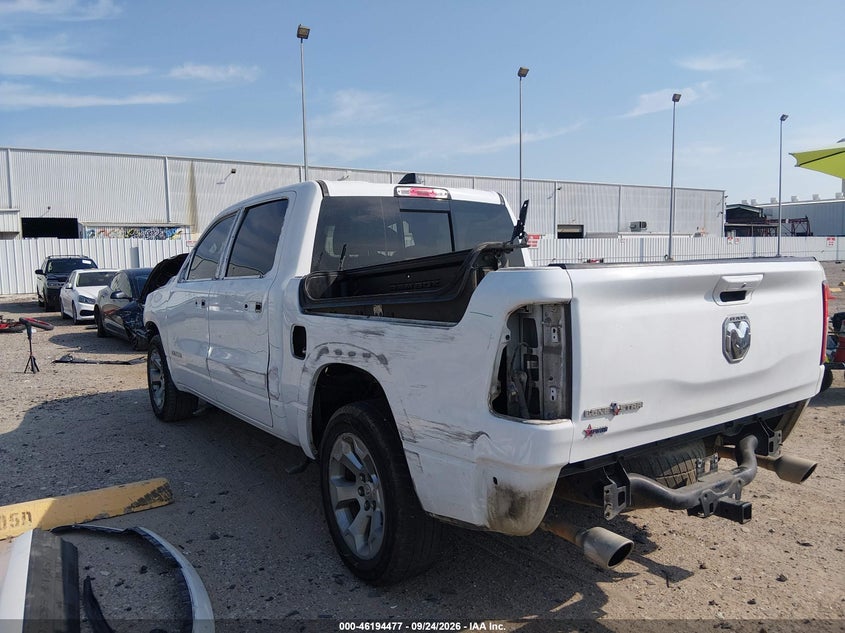 Vin: 1c6rreft7kn919762, lot: 46694361, ram 1500 big horn/lone star  4x2 5'7 box 20193