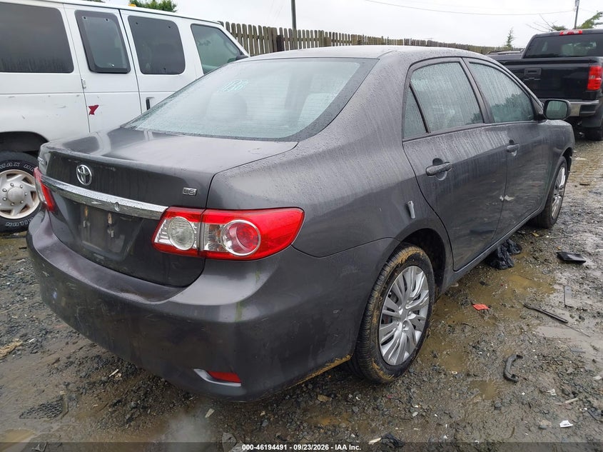 Vin: 5yfbu4eexcp022512, lot: 46694375, toyota corolla le 20124