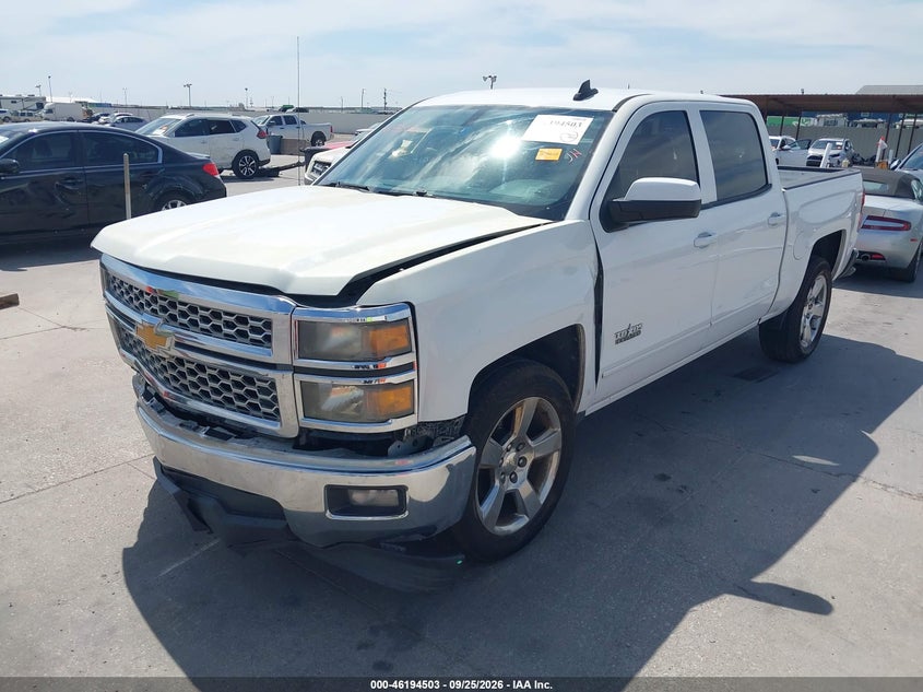 2015 Chevrolet Silverado, Удар спереду, IAAI, VIN 3GCPCREC6FG311899 — фото 2