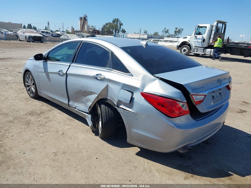 Vin: 5npec4ac8dh555865, lot: 46694390, hyundai sonata se 20133