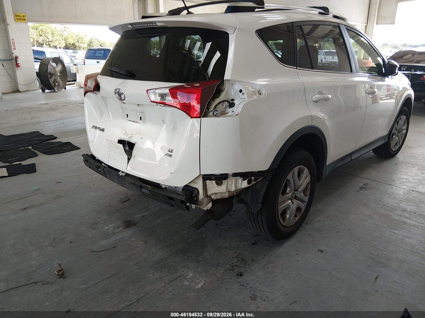 Vin: jtmbfrev2fj044701, lot: 46694416, toyota rav4 le 20154