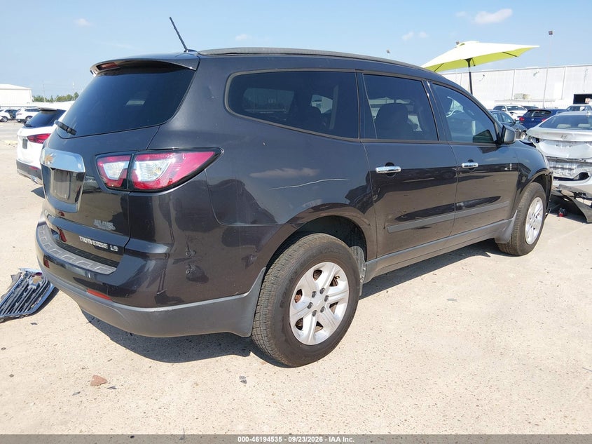 Vin: 1gnkrfed9dj174914, lot: 46694419, chevrolet traverse ls 20134