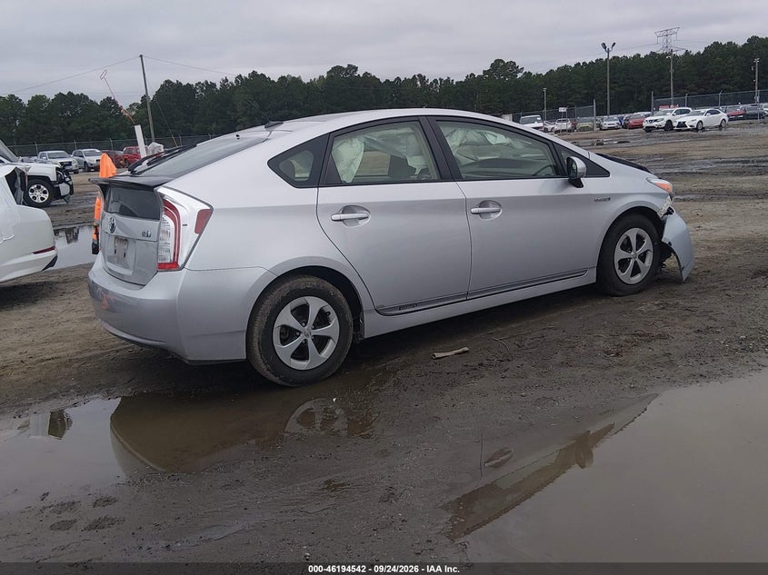 Vin: jtdkn3du7f1892274, lot: 46694426, toyota prius four 20154