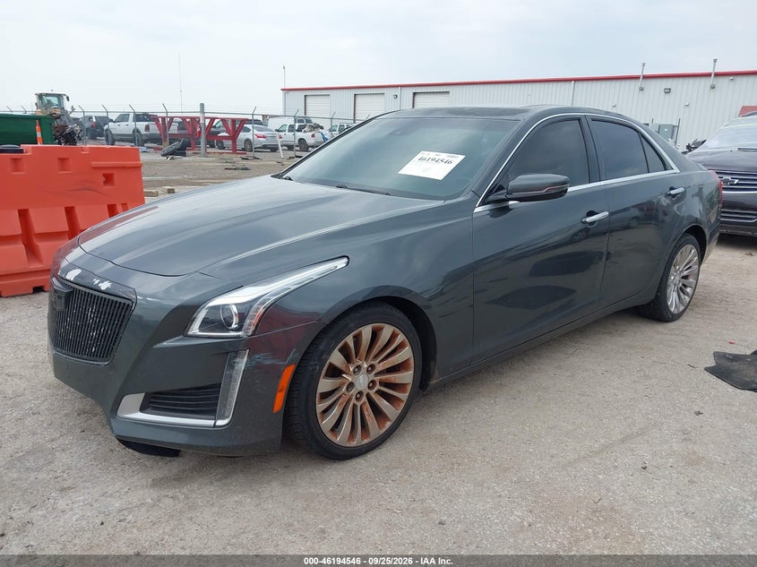 2016 Cadillac CTS, Ходова, IAAI, VIN 1G6AX5SX6G0172070 — фото 2