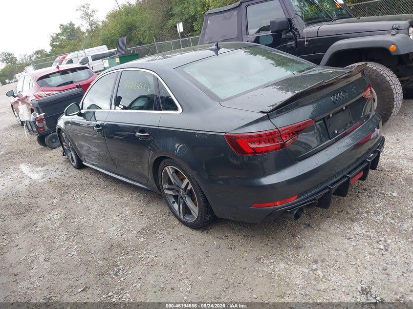 Vin: wauenaf46ja029390, lot: 46694440, audi a4 2.0t premium/2.0t tech premium 20183