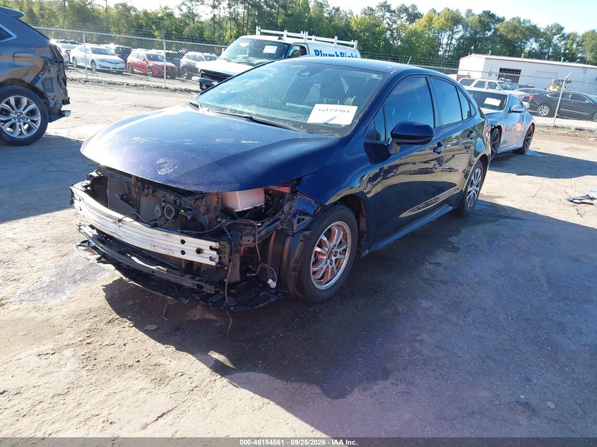 Vin: jtdeamde6nj061810, lot: 46694445, toyota corolla hybrid le 20222