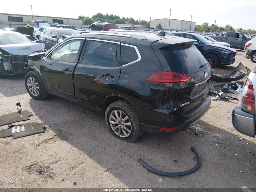 Vin: 5n1at2mt9kc703881, lot: 46694467, nissan rogue sv 20193