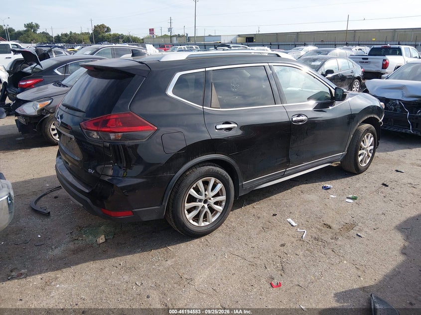Vin: 5n1at2mt9kc703881, lot: 46694467, nissan rogue sv 20194