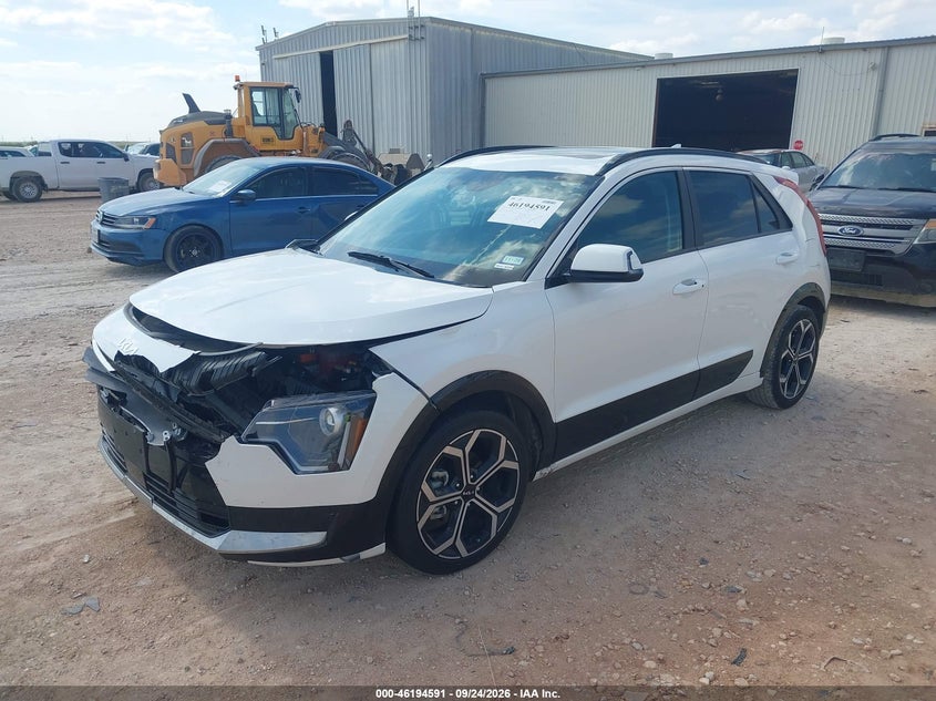 Vin: kndcr3lexs5218903, lot: 46694475, kia niro ex touring 20252