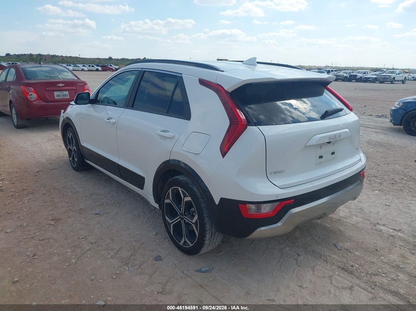 Vin: kndcr3lexs5218903, lot: 46694475, kia niro ex touring 20253