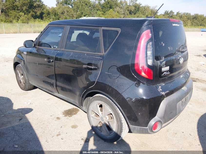 Vin: kndjn2a26g7376706, lot: 46694480, kia soul 20163