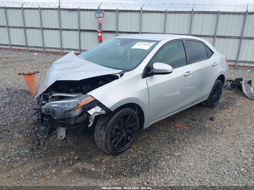 Vin: 2t1burhexkc241042, lot: 46694490, toyota corolla le 20192