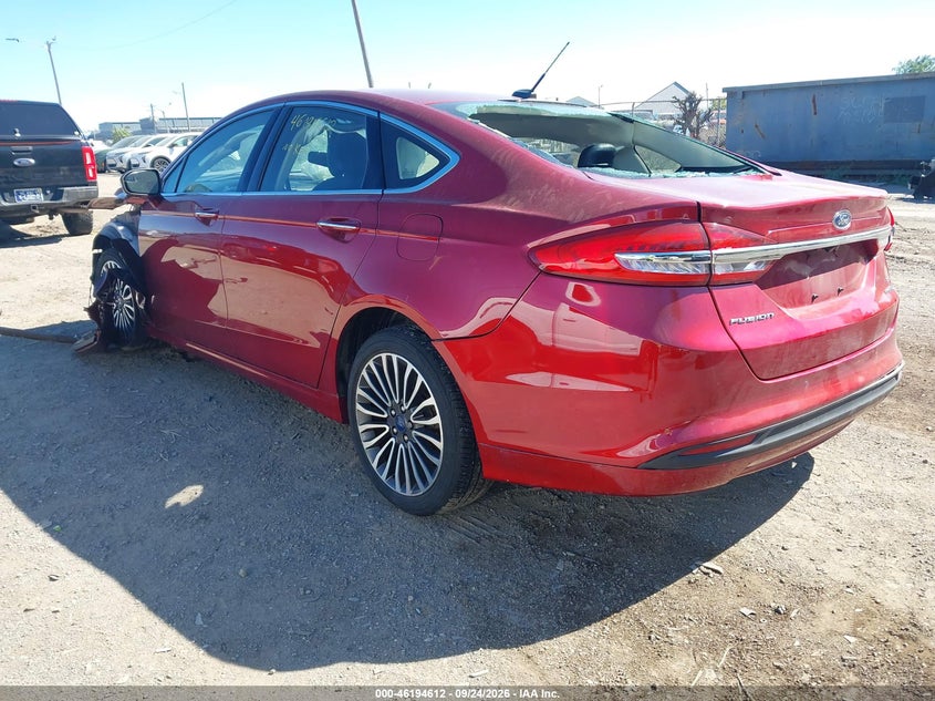 Vin: 3fa6p0lu8jr239680, lot: 46694496, ford fusion hybrid se 20183