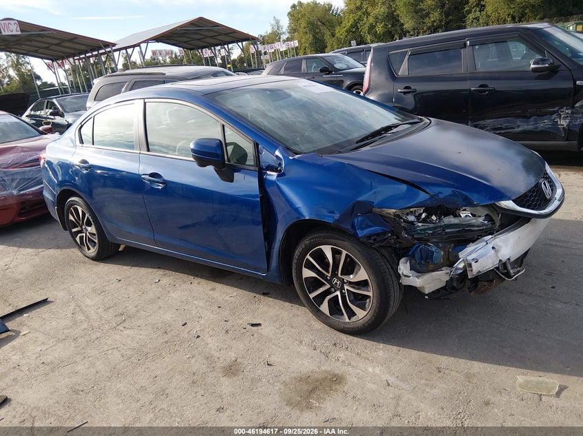 Vin: 19xfb2f81fe025597, lot: 46694501, honda civic ex 2015 img_1
